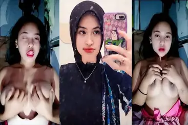 Bokep Indo Hijab Shane Remas Dada Mulus poster