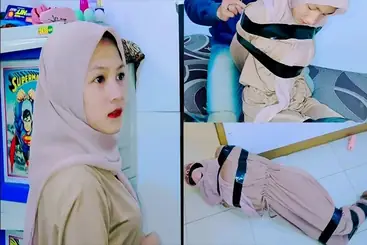 Bokep Indo Lakban Ukhty Remaja Cantik Fetish BDSM poster