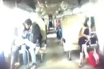 Dokumentasi Ukhti Hijab Cantik Bersantai Kereta poster