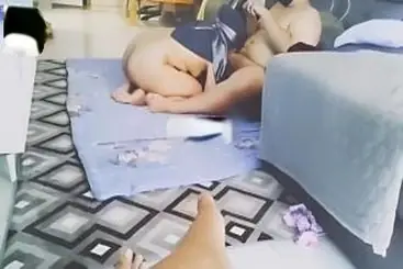 Tante Jilbab Biru Mata Di Tutup poster